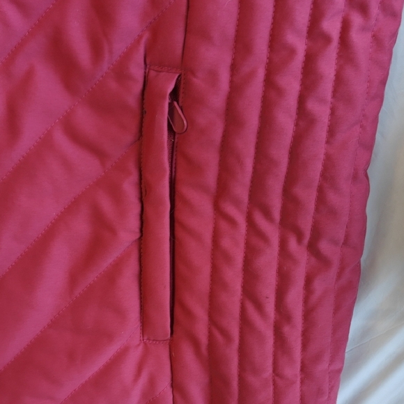 Pink Quilted Vest Jones New York Women's Size XL - Picture 4 of 7